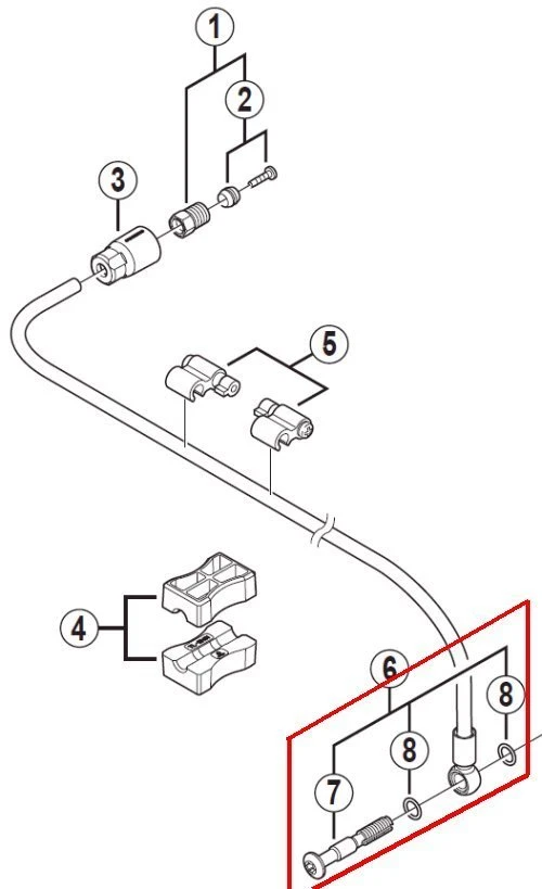Shimano Bremsleitungsschraube Für Winkelanschluss Komplett Mit 2xO-Ring SM-BH90 Y-8JA98030 4 Shimano Bremsleitungsschraube Für Winkelanschluss Komplett Mit 2xO-Ring SM-BH90 Y-8JA98030 – Bild 2