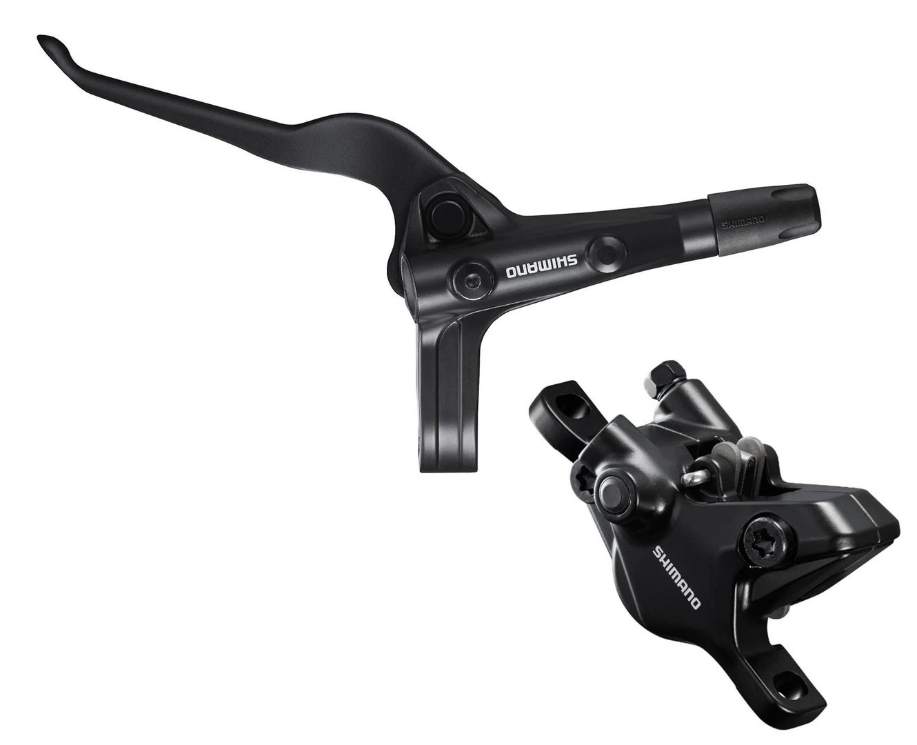 Shimano Deore BR-MT410 HR 2-Kolben Incl. Bremshebel BL-MT402 3-Finger Schwarz