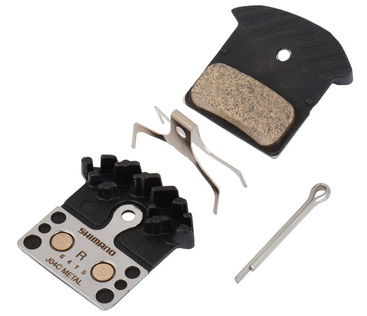 Shimano J04-C Pulvermetall Mit Stahl-Trägerplatte Und Kühlkörper XTR Trail Ab 2011 Y-8LW98030 4 Shimano J04-C Pulvermetall Mit Stahl-Trägerplatte Und Kühlkörper XTR Trail Ab 2011 Y-8LW98030 – Bild 2