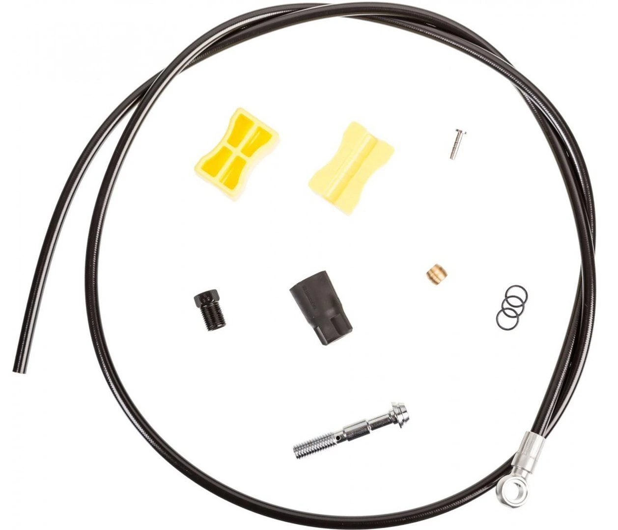 Shimano Leitung SM-BH90-SBM Kürzbar Schwarz (eine Seite Mit Winkelanschluß)