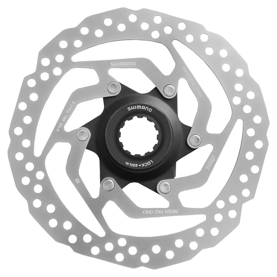 Shimano SM-RT20 160mm Mit Lock-Ring-Befestigung 3 Shimano SM-RT20 160mm Mit Lock-Ring-Befestigung