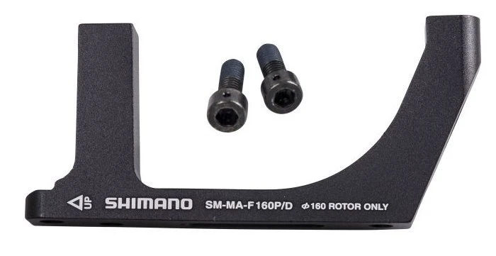 Shimano Adapter VR Postmount Bremse Auf Flatmount Befestigung Mit 160mm Scheibe SM-MA-F160P/D 3 Shimano Adapter VR Postmount Bremse Auf Flatmount Befestigung Mit 160mm Scheibe SM-MA-F160P/D