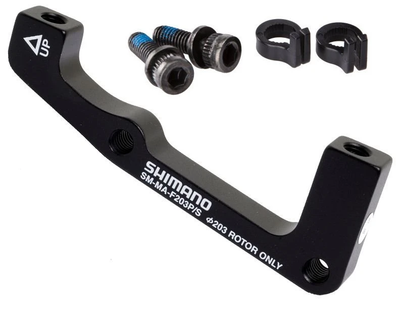 Shimano Adapter VR Postmount Bremse Auf IS-2000 Befestigung Mit 203mm Scheibe SM-MA-F203P/S 3 Shimano Adapter VR Postmount Bremse Auf IS-2000 Befestigung Mit 203mm Scheibe SM-MA-F203P/S