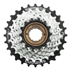 Shimano MF-TZ510 7-fach 14-28 Schwarz-silber Mit Speichenschutzscheibe