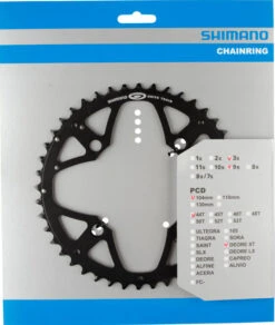 Shimano XT 2004-2007 4-Arm 9-fach 44 Zähne S-Type IG Alu Schwarz Y-1F898040