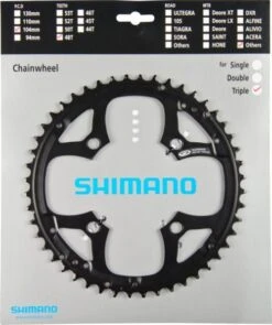 Shimano Deore 2000 4-Arm 48 Zähne T-Type IG Alu Schwarz Für Schutzring Y-1FM98120 / Y-1HL98140