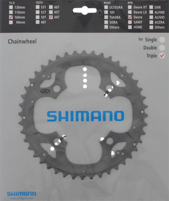 Shimano Deore Ab 2010 44 Zähne S-Type Für Schutzring Grau Y-1LD98110 3 Shimano Deore Ab 2010 44 Zähne S-Type Für Schutzring Grau Y-1LD98110