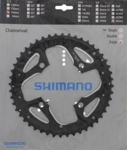 Shimano T-551 Ab 2011 4-Arm 10-fach 48 Zähne AL-Type Alu Schwarz Für Ketttenschutzring Y-1MX98080